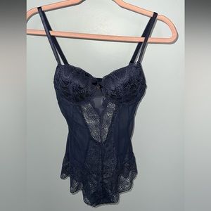 Lace daisy fuentes lingerie teddy (S) NWT